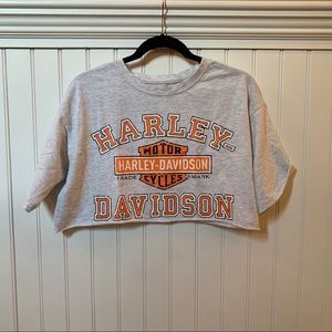 Harley Davidson Vintage Cropped Tee